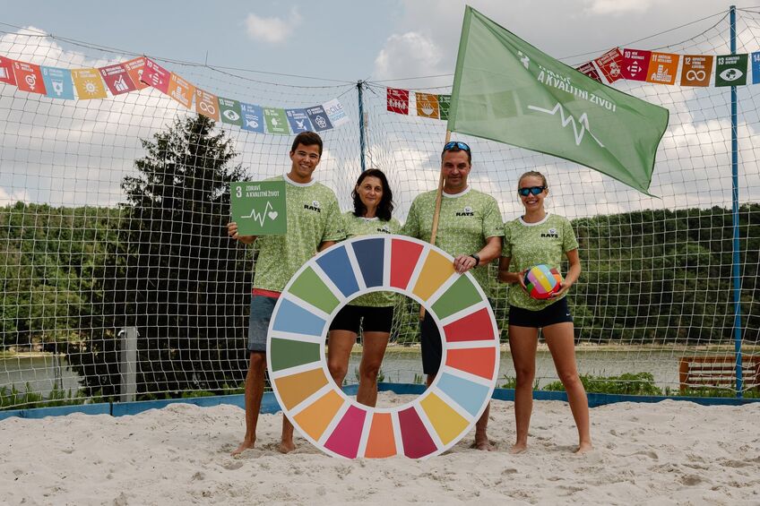Zúčastnili jsme se SDGs Beach Volleyball Cupu