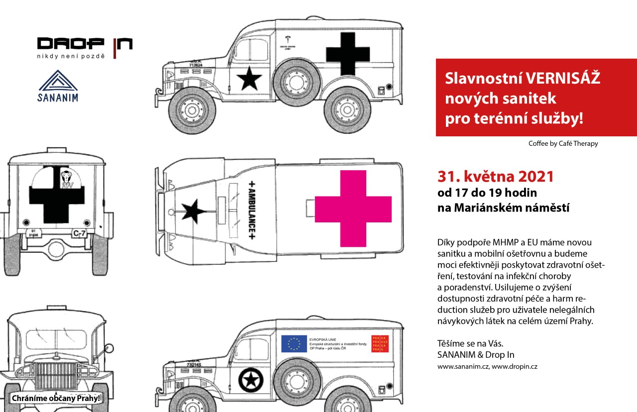 Slavnostní vernisáž sanitky Slavnostní vernisáž sanitky
