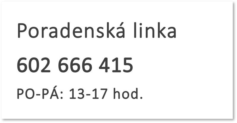Nové číslo poradenské linky