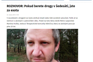Pokud berete drogy v šedesáti, jste za exota