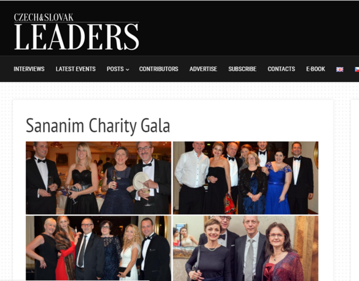 Gala v reporotáži magazínu Czech&Slovak Leaders