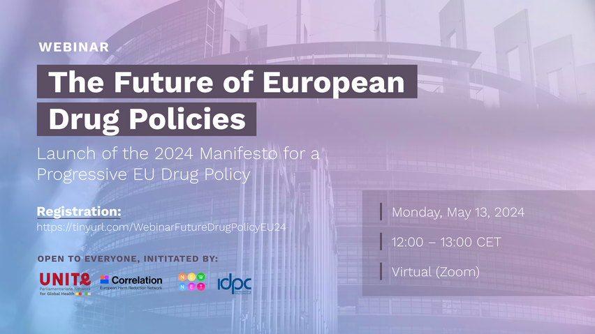 Připojte se k představení manifestu za progresivní protidrogovou politiku EU
