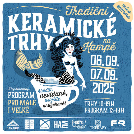 Keramické trhy na Kampě 2025