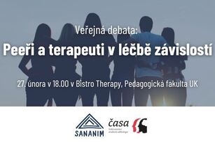 Veřejná debata: Peeři a terapeuti v léčbě závislostí