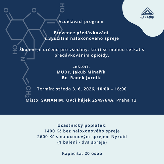 Vzdělávání: Prevence předávkování s využitím naloxonového spreje