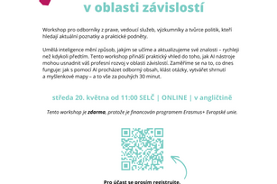 Nové výzvy - AI jako nástroj v oblasti závislostí