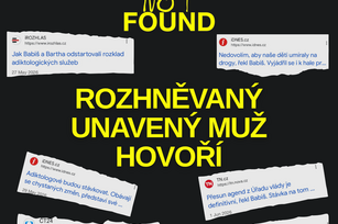 Rozhněvaný unavený muž hovoří