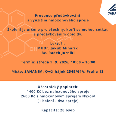 Vzdělávání: Prevence předávkování s využitím naloxonového spreje II