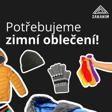 Pomozte nám zajistit teplo lidem, kteří žijí na ulici